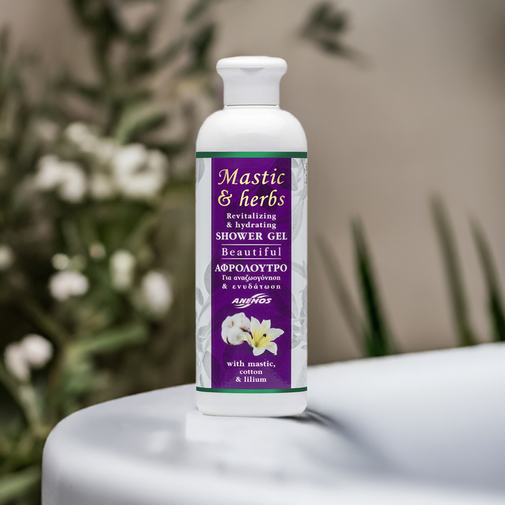 Duschgel mit Mastix, Lilium und Baumwolle