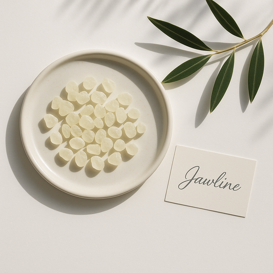 Kann man Jawline ohne Geräte trainieren? Na, klar! Mit Mastix Kaugummi!