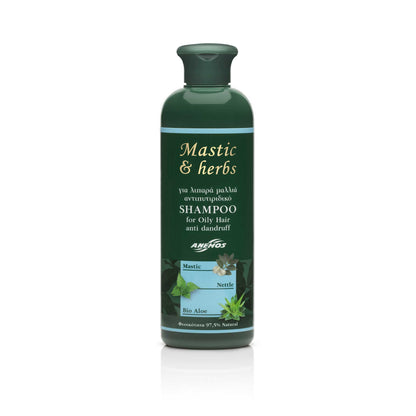 Antischuppen Shampoo Mastic&Herbs für fettiges Haar 300ml