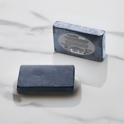 Seife mit Mastixöl und schwarzer Lava 100 g