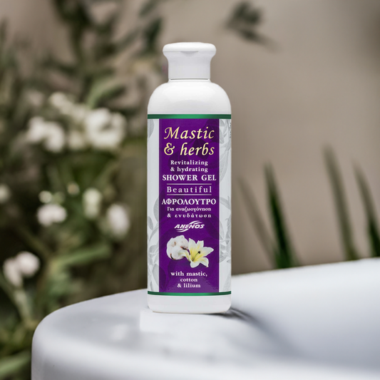 Duschgel mit Mastix, Lilium und Baumwolle