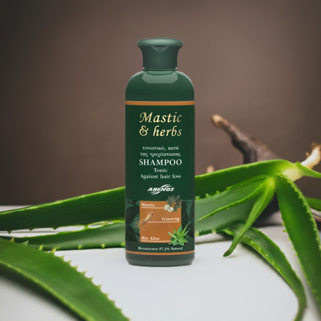 Tonic Shampoo gegen Haarausfall&nbsp;mit Mastix, Bio-Aloe und Bio-Olivenöl